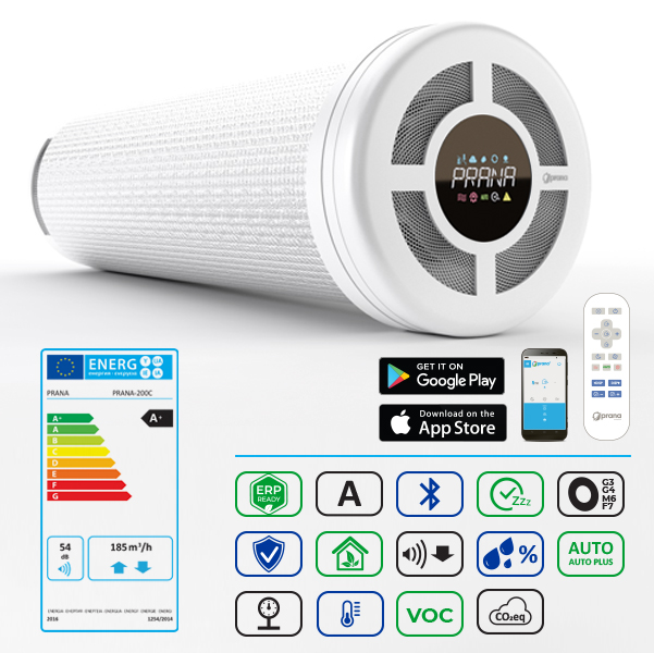 რეკუპერატორი პრანა 200C Premium Plus